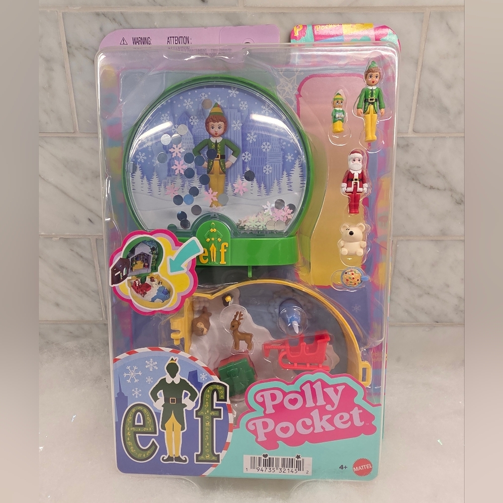 Elf Polly Pocket Buddy The Elf Santa Claus BRAND NEW NWT